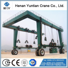 Ruber Tyre Mobile Boat Gantry Crane 200t